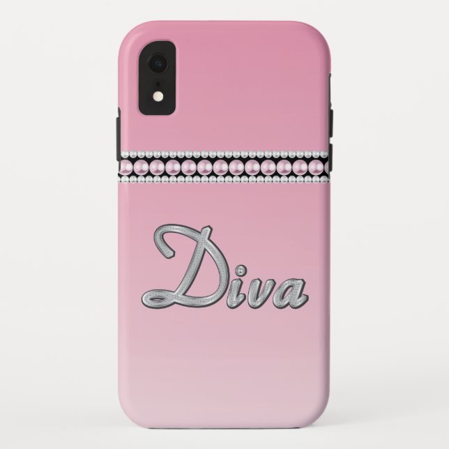 Funda De Case-Mate Para iPhone Diva Sparkle (Reverso)