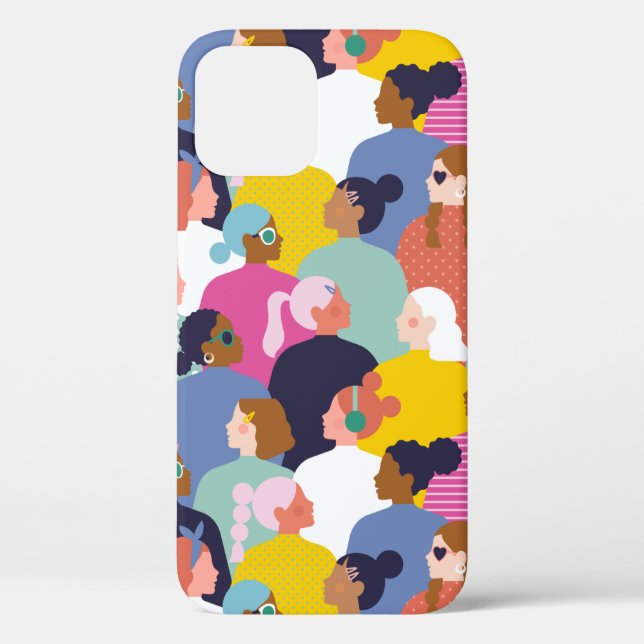 Funda De Case-Mate Para iPhone Diversidad de mujeres - Mujeres de diversas razas (Reverso )