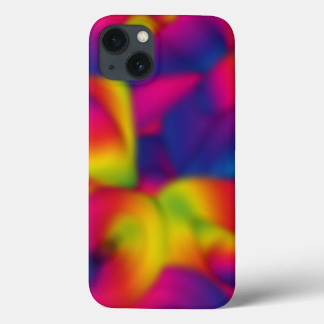 Funda De Case-Mate Para iPhone Diversión del arco iris (Reverso)