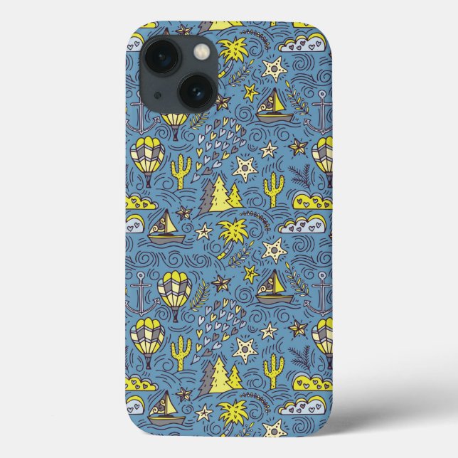 Funda De Case-Mate Para iPhone Diversión del viaje (Reverso)