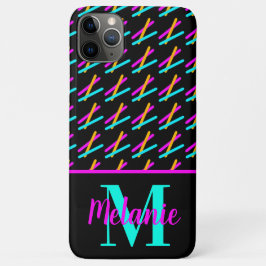 Funda Para iPhone 11 Pro Max Diversión fluorescente de acción láser neón brilla