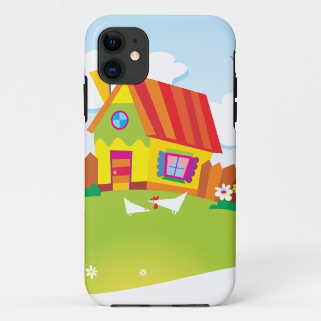 Funda De Case-Mate Para iPhone Diversión lúdica de verano (Reverso)