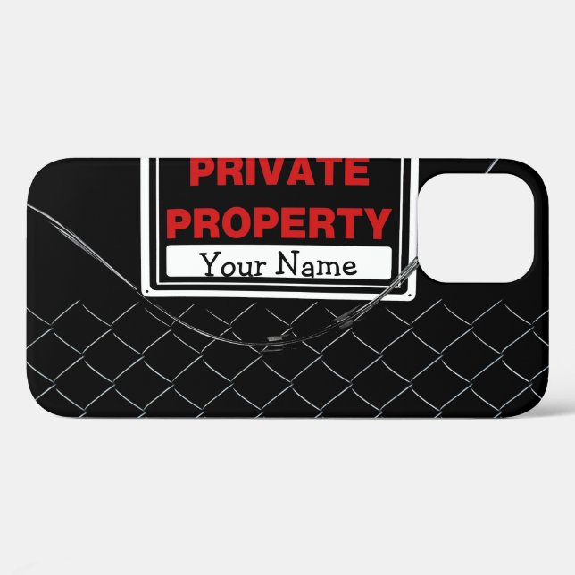 Funda De Case-Mate Para iPhone Diversión personalizada Guay Monograma único regal (Reverso (Horizontal))