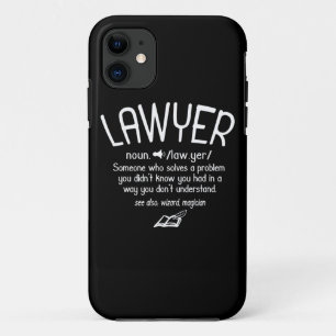 Funda Para iPhone 11 Divertida definición de abogado