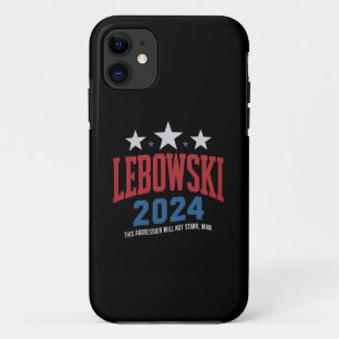 Funda Para iPhone 11 Divertida Lebowski Votación Elección Política 2024