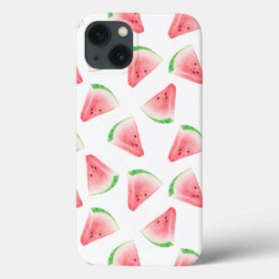Funda Para iPhone 13 Divertido acuarela sandía PatteiPhone / estuche pa