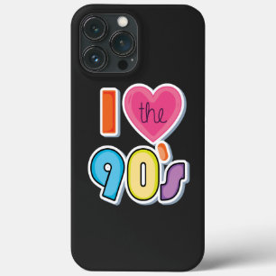 Funda Para iPhone 13 Pro Max Divertido Amo Los 90's, Fiesta Temática De Los 90 