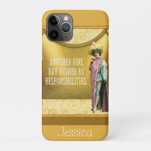 Funda Para iPhone 11 Pro Divertido arruinado por responsabilidades personal