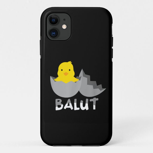 Funda De Case-Mate Para iPhone Divertido Balut Filipino (Reverso)
