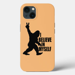 Funda Para iPhone 13 Divertido Bigfoot - Creo en mí mismo
