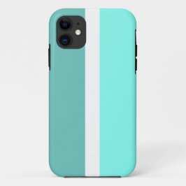 Funda Para iPhone 11 Divertido brillante Retro Dos Tonos Aqua Estribos 