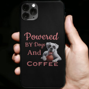 Funda Para iPhone 15 Pro Max Divertido con Perros y Café