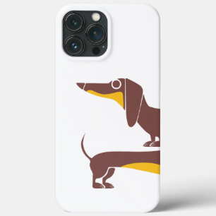 Funda Para iPhone 13 Pro Max Divertido dachshund lindo para padres de perros la