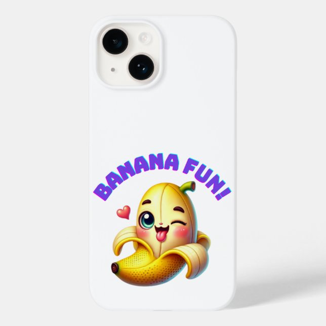 Funda De Case-Mate Para iPhone Divertido diseño de ganadería bananera para divers (Reverso )