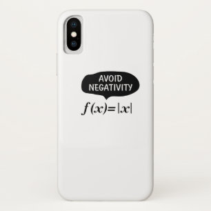Funda Para iPhone X Divertido evite al estudiante del friki del