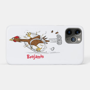 Funda Para iPhone 11 Pro Divertido ilustracion de pollo fresco y personaliz