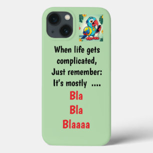 Funda Para iPhone 13 Divertido loro sarcástico - estuche para iPhone