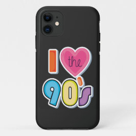Funda Para iPhone 11 Divertido me encanta la fiesta temática de los 90,