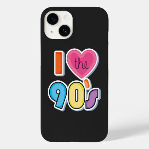 Funda Para iPhone 14 De Case-Mate Divertido me encanta la fiesta temática de los 90,