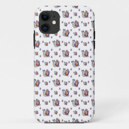 iPhone 11 Divertido patrón lindo para funda de teléfono con