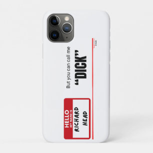 Funda Para iPhone 11 Pro Divertido Sarcástico — Hola Me Llamo Richard Head