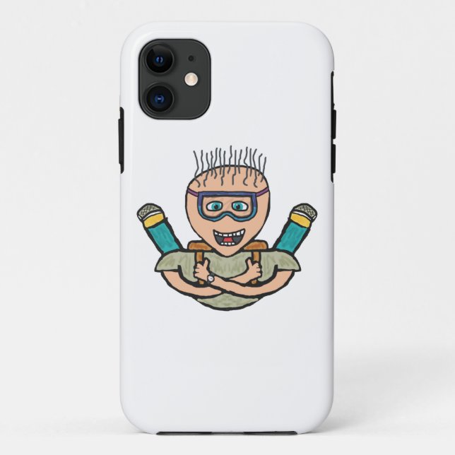 Funda De Case-Mate Para iPhone Divertido Skydiving (Reverso)