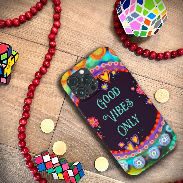Funda De Case-Mate Para iPhone Divertido "Sólo buenas vibraciones" Personalizado  (Subido por el creador)