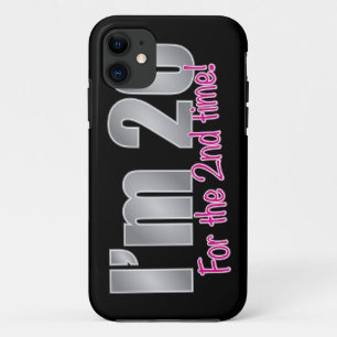 Funda Para iPhone 11 Divertido soy 20 para el 40.o cumpleaños de la 2da