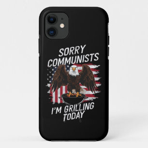Funda Para iPhone 11 Divertidos Lo siento Comunistas Estoy Asando Hoy 