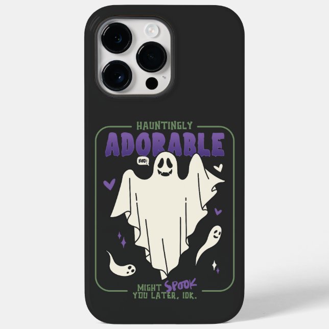 Funda De Case-Mate Para iPhone Divertiginosos y divertidos dichos de Fantasma de  (Reverso )