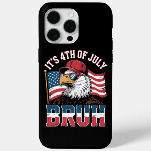 Funda Para iPhone 15 Pro Max Diviértete el 4 de julio con un águila patriótica