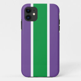 Funda Para iPhone 11 Diviértete Negrita Brillante Verde Púrpura Blanco 
