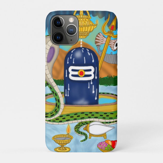 Funda De Case-Mate Para iPhone Divine Shivlingam Phone Cover – Spiritual Protecti (Reverso)