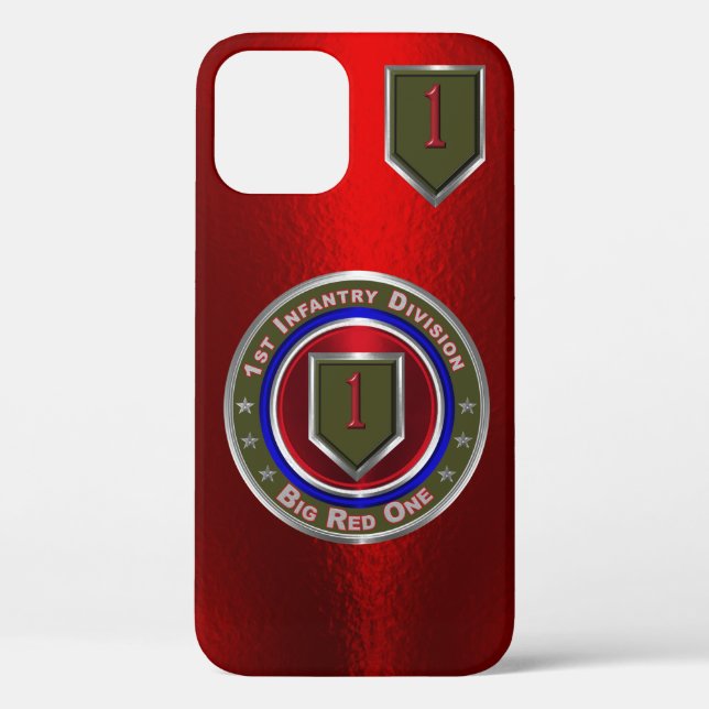 Funda De Case-Mate Para iPhone División de Infantería 1 “Big Red One” Personaliza (Reverso )