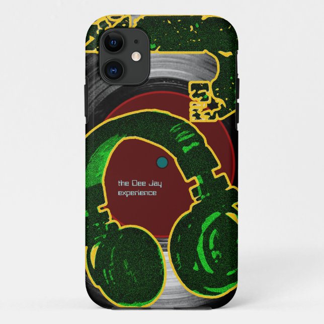 Funda De Case-Mate Para iPhone dj / deejay / música (Reverso)