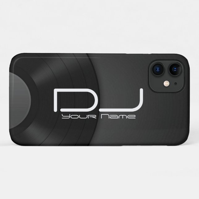 Funda De Case-Mate Para iPhone DJ profesional Vinyl (Reverso (horizontal))