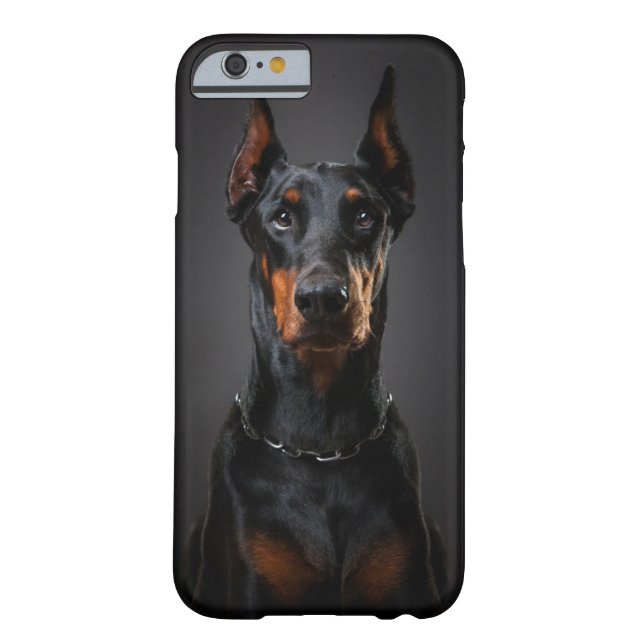 Funda De Case-Mate Para iPhone Doberman iPhone 6/6, apenas ahí (Reverso)