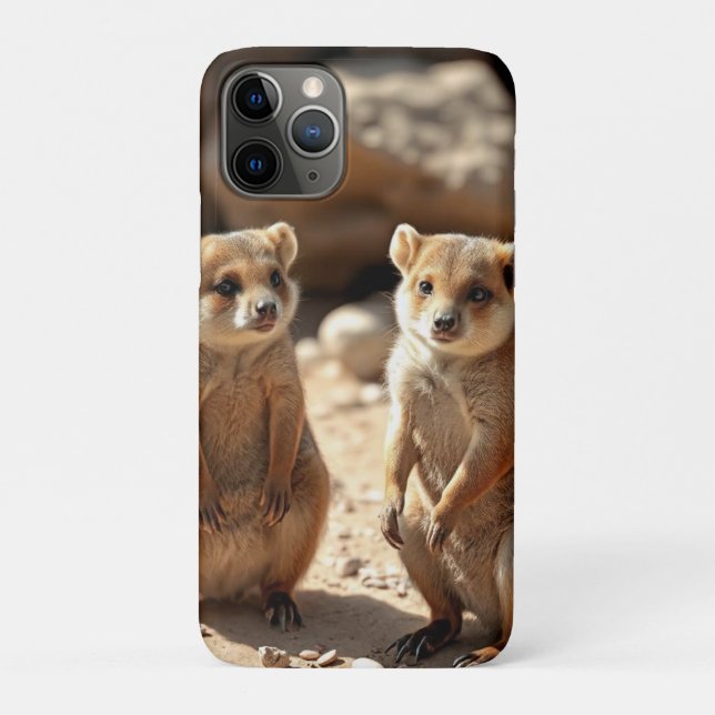 Funda De Case-Mate Para iPhone "Doble cualidad: gemelos australianos de Quokka" (Reverso)