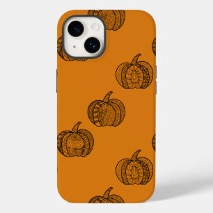 Funda Para iPhone 14 De Case-Mate Dodles de Halloween calabazas de boho mandala de o
