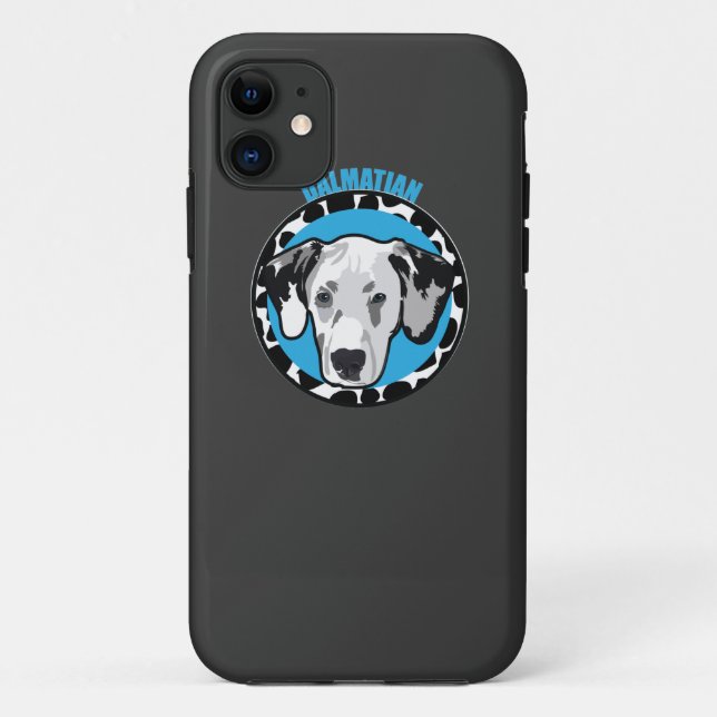 Funda De Case-Mate Para iPhone Dog Dalmatian (Reverso)