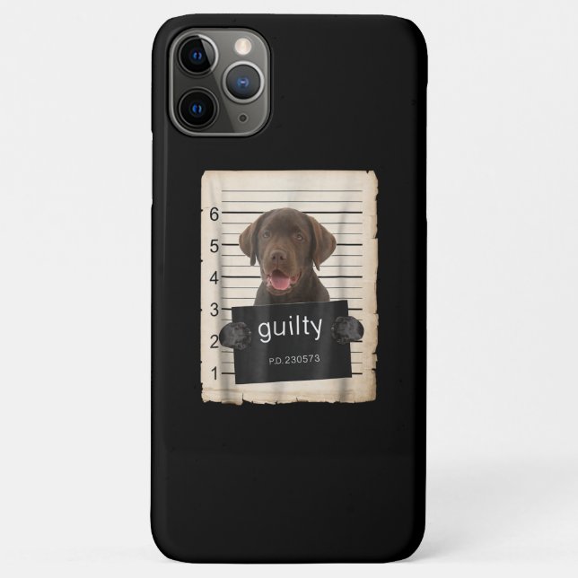 Funda De Case-Mate Para iPhone Dog Lover | Chocolate Labrador Perro malo (Reverso)