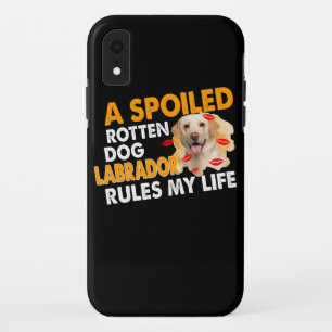 Funda Para iPhone XR Dog Lover   El labrador podrido malogrado gobierna