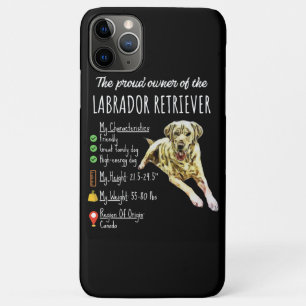 Funda Para iPhone 11 Pro Max Dog Lover   El Orgulloso Propietario De Labrador R