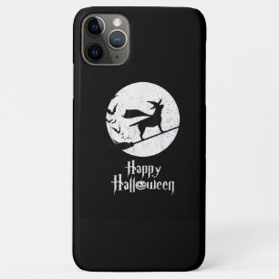 Funda Para iPhone 11 Pro Max Dog Lover Feliz Halloween Lab Brujas en la sala