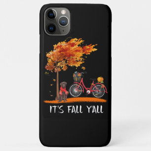 Funda Para iPhone 11 Pro Max Dog Lover Labrador de chocolate es otoño