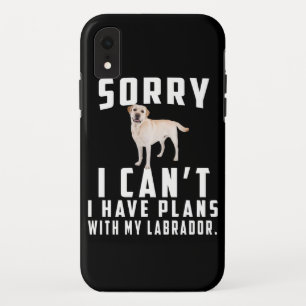 Funda Para iPhone XR Dog Lover   Siento no poder tener planes con mi la