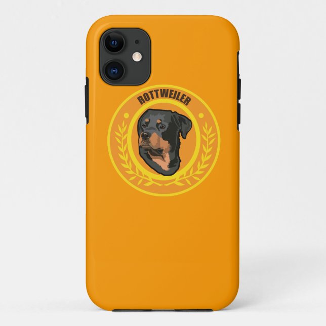 Funda De Case-Mate Para iPhone Dog ROTTWEILER (Reverso)