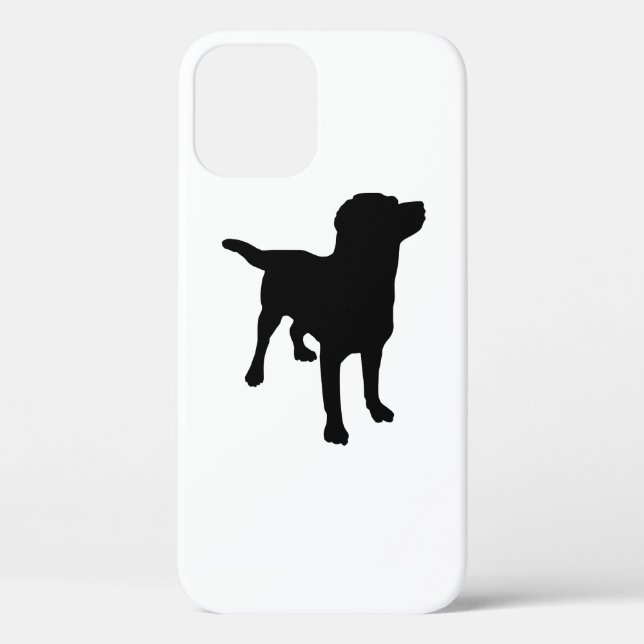 Funda De Case-Mate Para iPhone Dog Silhouette (Reverso )