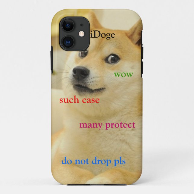 Funda De Case-Mate Para iPhone Doge iphone case (Reverso)