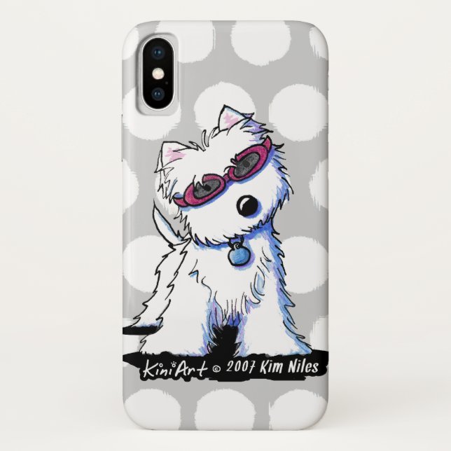 Funda De Case-Mate Para iPhone Doggles Westie (Reverso)